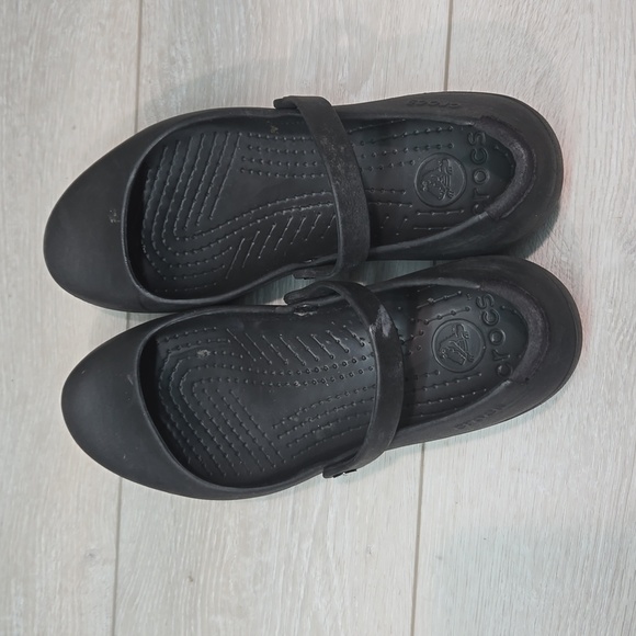 Crocs Women Alice Mary Jane Rubber Clog Mule Flats shoes sz 10 - Picture 5 of 12